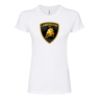Women’s Lamborghini Car Round Neck T-Shirt