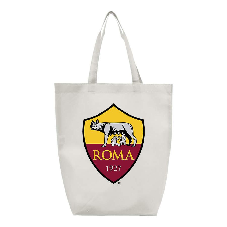 AS Roma FC -  Q-Tees - Non-Woven Gusset Bottom Tote - Q1251