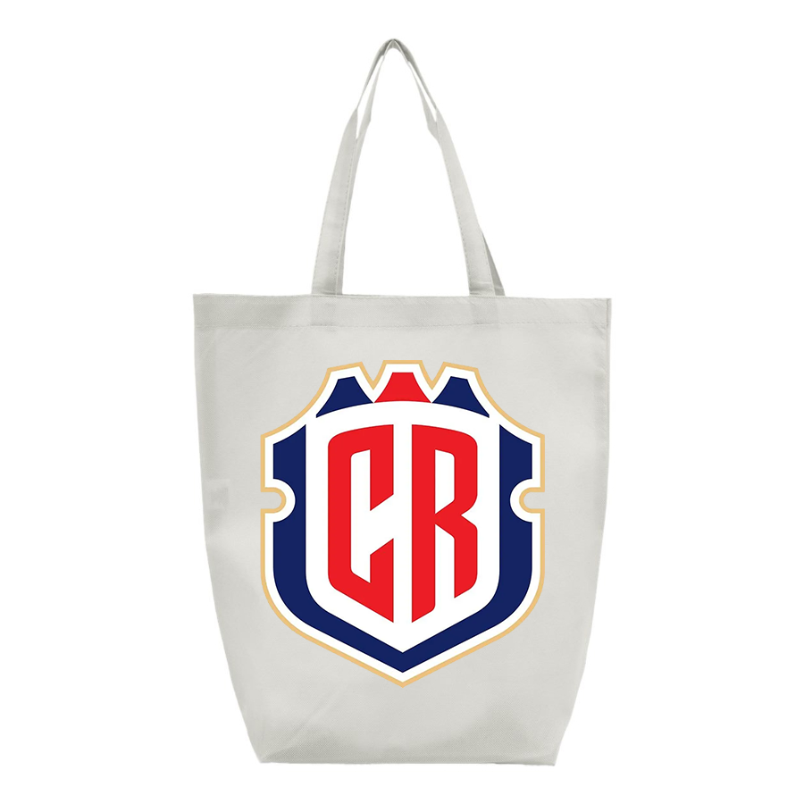 Costa Rica National Soccer Team - Q-Tees - Non-Woven Gusset Bottom Tote - Q1251