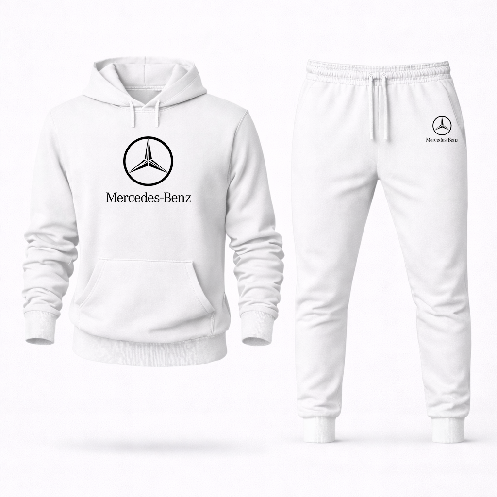 Men’s Mercedes-Benz Luxury Car Hoodie Joggers Set