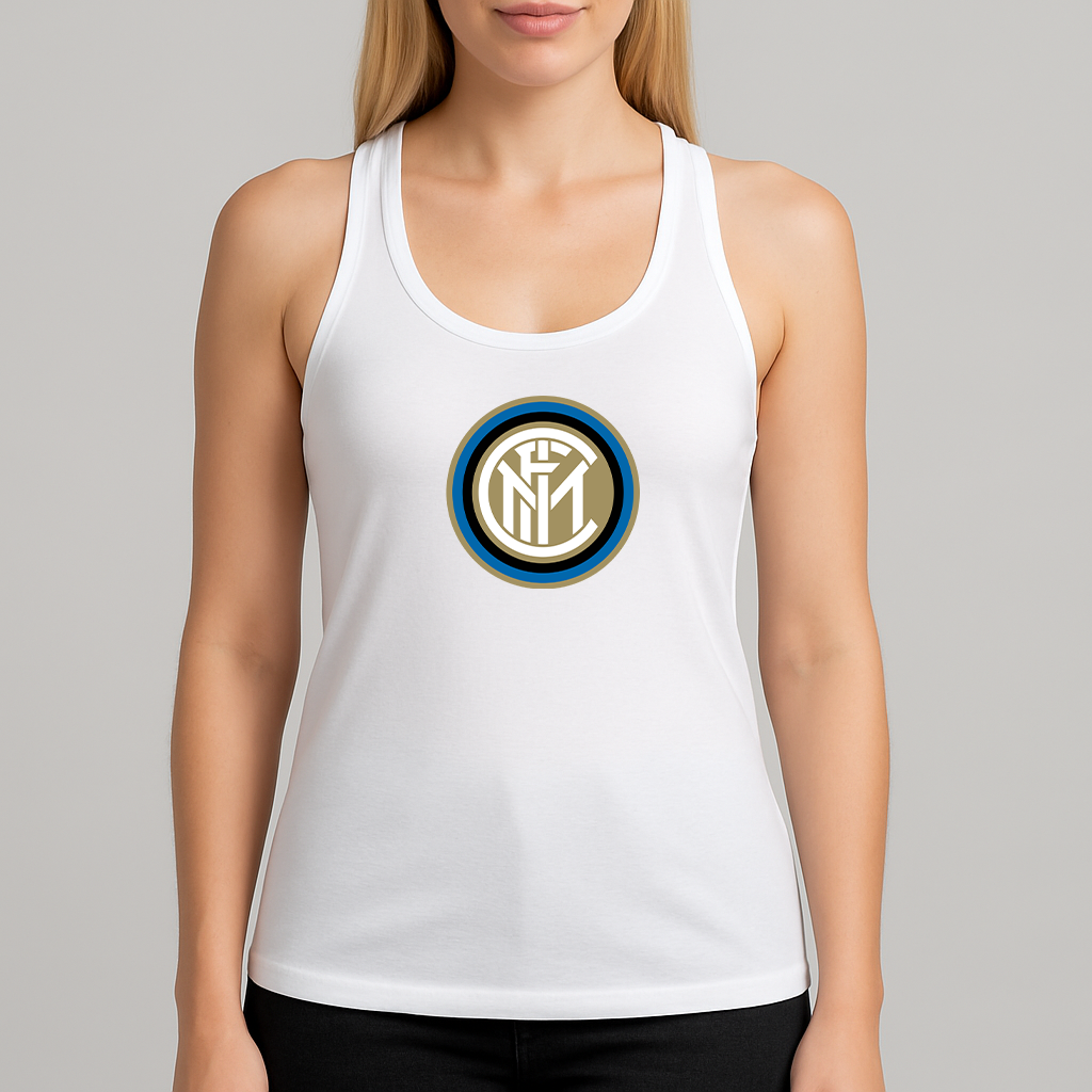 Women's Inter Milan Soccer Racerback Tank Top