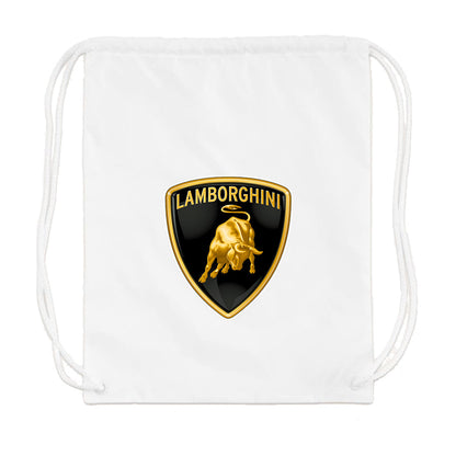 Lamborghini Car Drawstring Bag