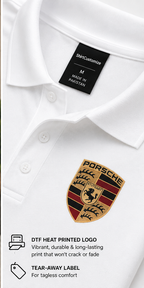 Men’s Porsche Car Dry Blend Polo