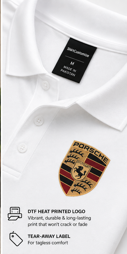 Men’s Porsche Car Dry Blend Polo