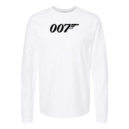 Men's 007 James Bond Movie Long Sleeve T-Shirt