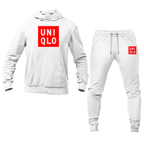 Men's Uniqlo Logo Hoodie Joggers Set