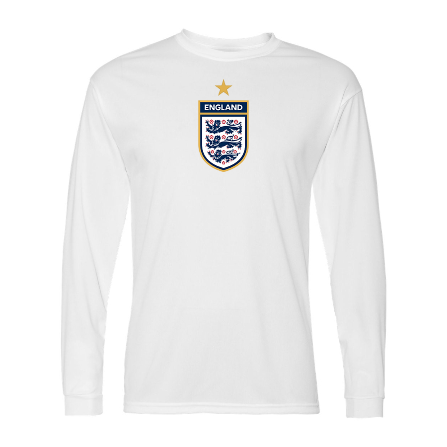 Men’s  England National Soccer Team - C2 Sport - Performance Long Sleeve T-Shirt - 5104