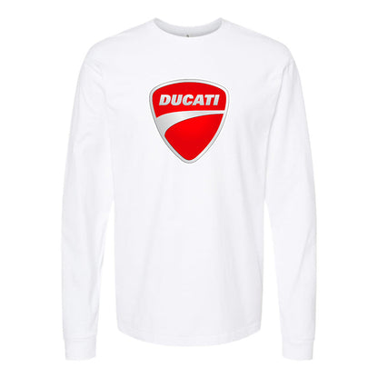 Men’s Ducati Motorcycle Long Sleeve T-Shirt