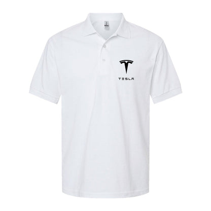 Men’s Tesla Motorsports Car Dry Blend Polo