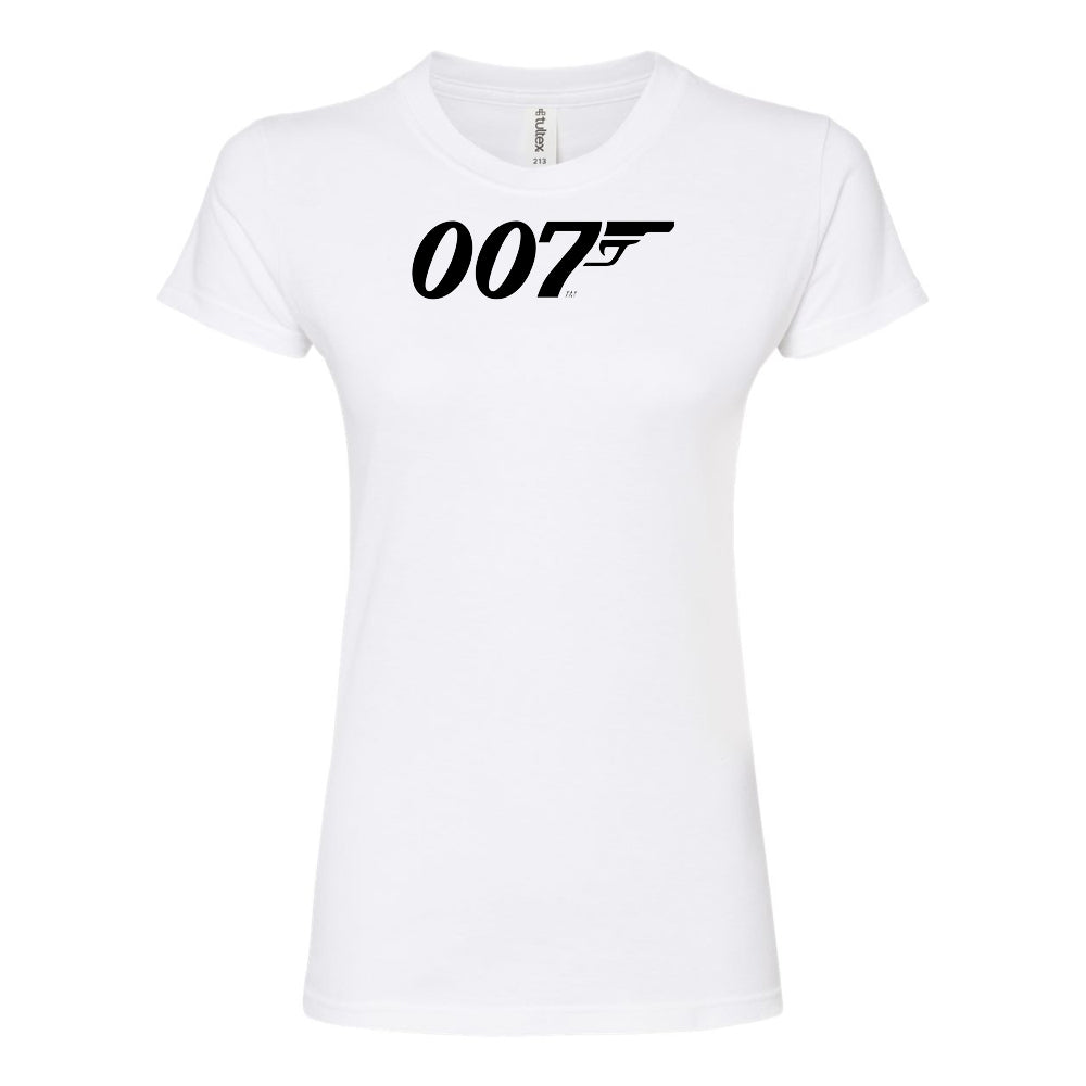 Women’s 007 James Bond Movie Round Neck T-Shirt