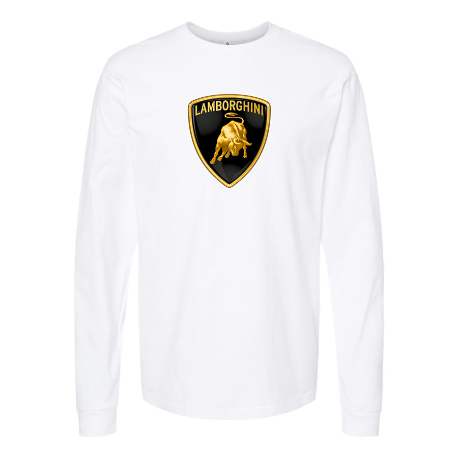 Men’s Lamborghini Car Long Sleeve T-Shirt