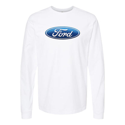 Youth Kids Ford Car Long Sleeve T-Shirt