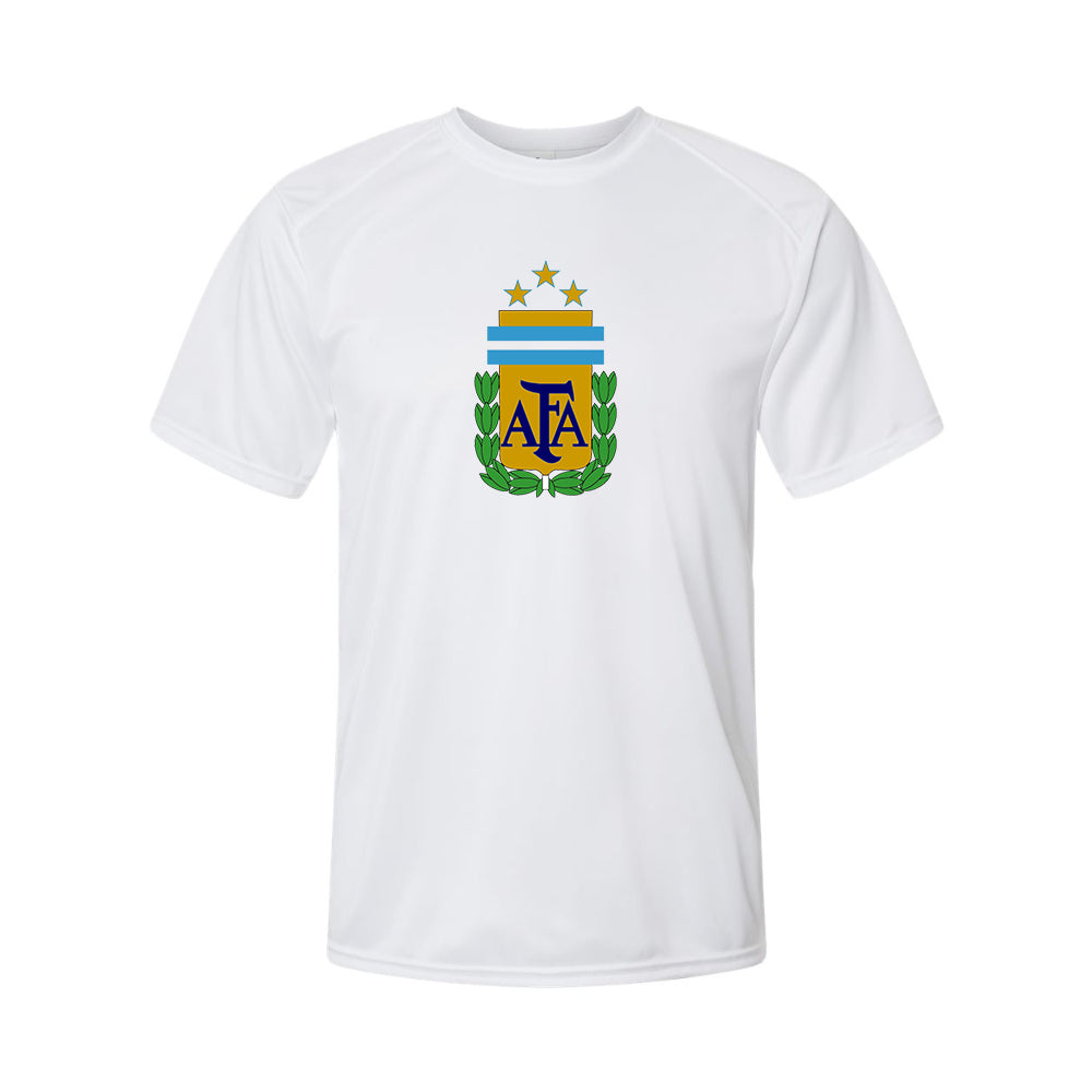 Youth Kids Argentina National Soccer Team Performance T-Shirt