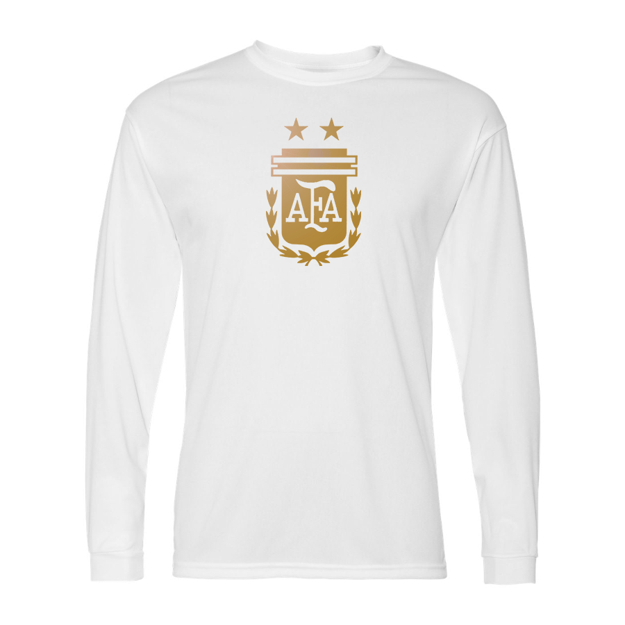 Men’s Argentina Soccer  - C2 Sport - Performance Long Sleeve T-Shirt - 5104
