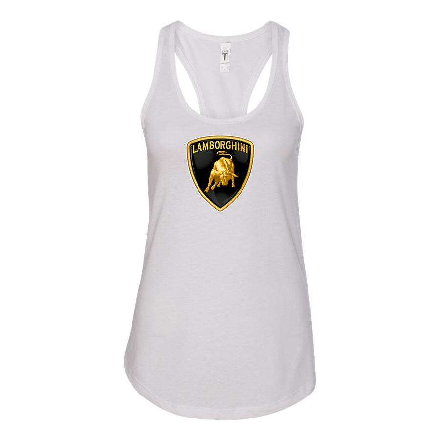 Women's Lamborghini Car Racerback Tank Top