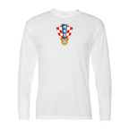 Men’s  Croatia National Soccer Team - C2 Sport - Performance Long Sleeve T-Shirt - 5104