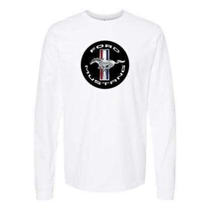 Youth Kids Ford Mustang Motorsport Car Long Sleeve T-Shirt