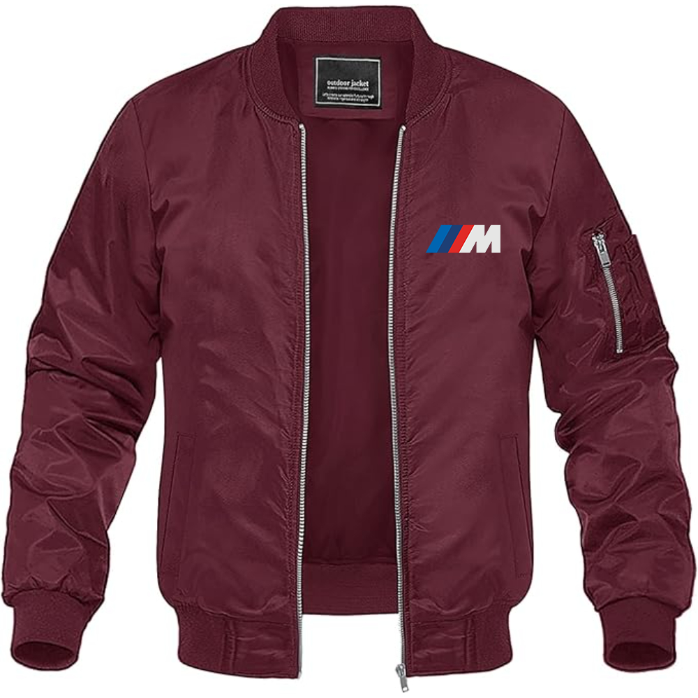 Men's - BMW M - Lightweight Bomber Jacket Windbreaker Softshell Varsity Jacket Coat