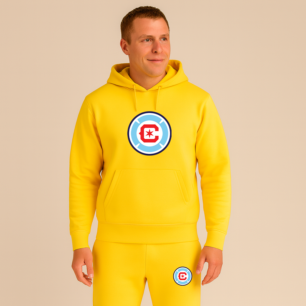Men's Chicago Fire Soccer Hoodie Joggers Set