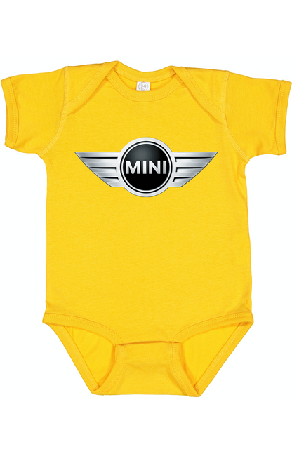 Mini Cooper Car Baby Romper Onesie