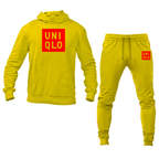 Men's Uniqlo Logo Hoodie Joggers Set