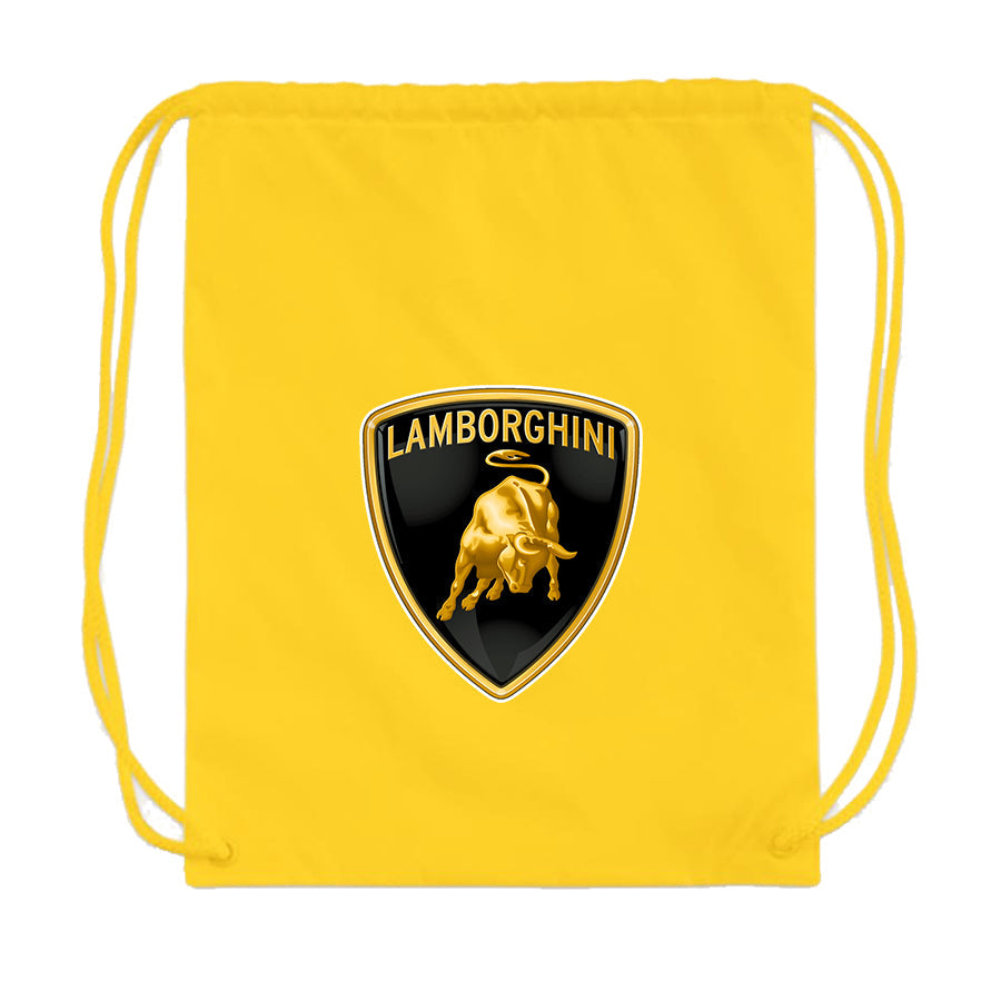 Lamborghini Car Drawstring Bag