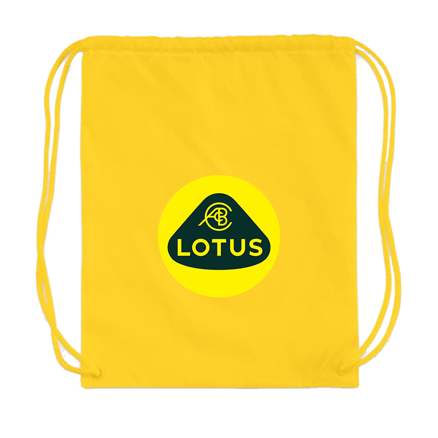 Lotus Car Drawstring Bag