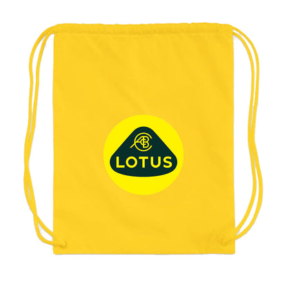 Lotus Car Drawstring Bag