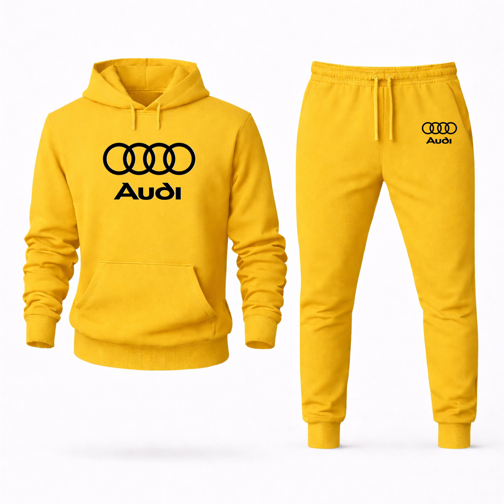 Men's Audi Car Hoodie Joggers Set