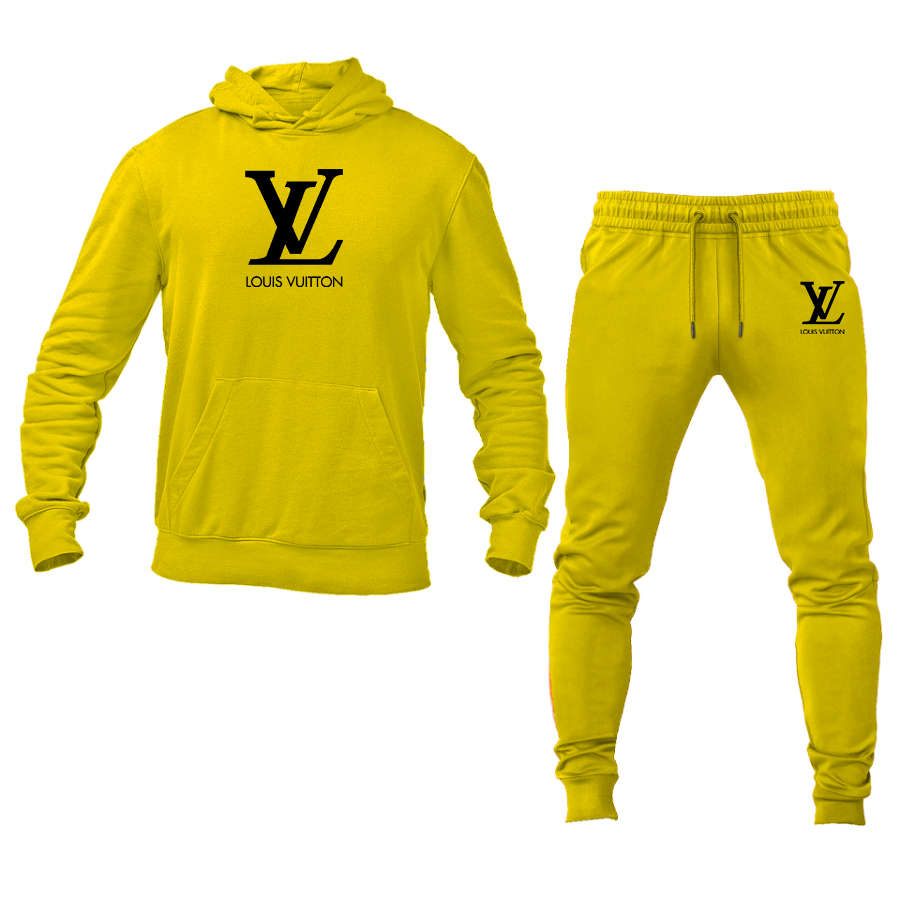 Men's  Louis Vuitton Hoodie Joggers Set