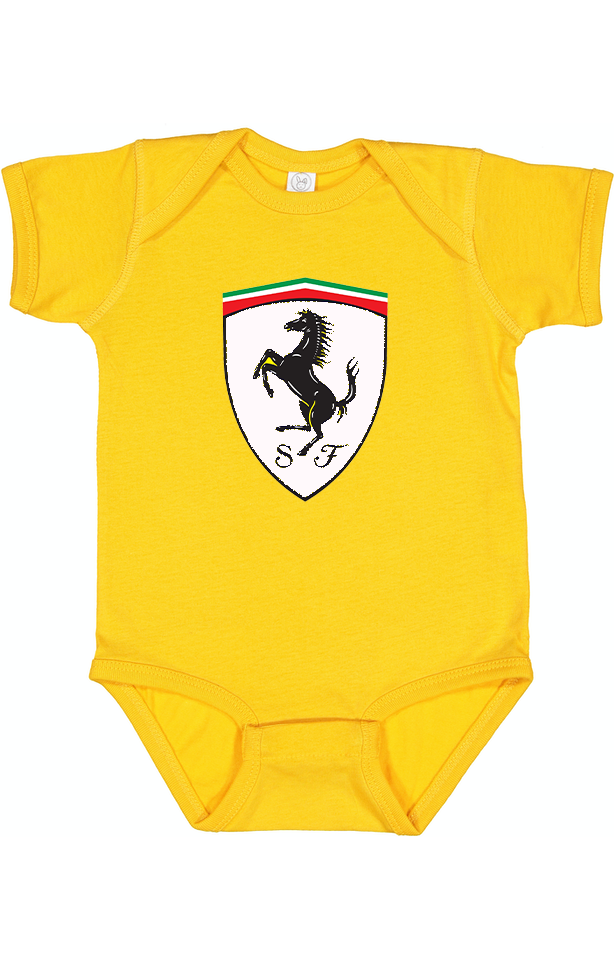 Ferrari Motorsport  Car Baby Romper Onesie