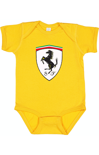 Ferrari Motorsport  Car Baby Romper Onesie