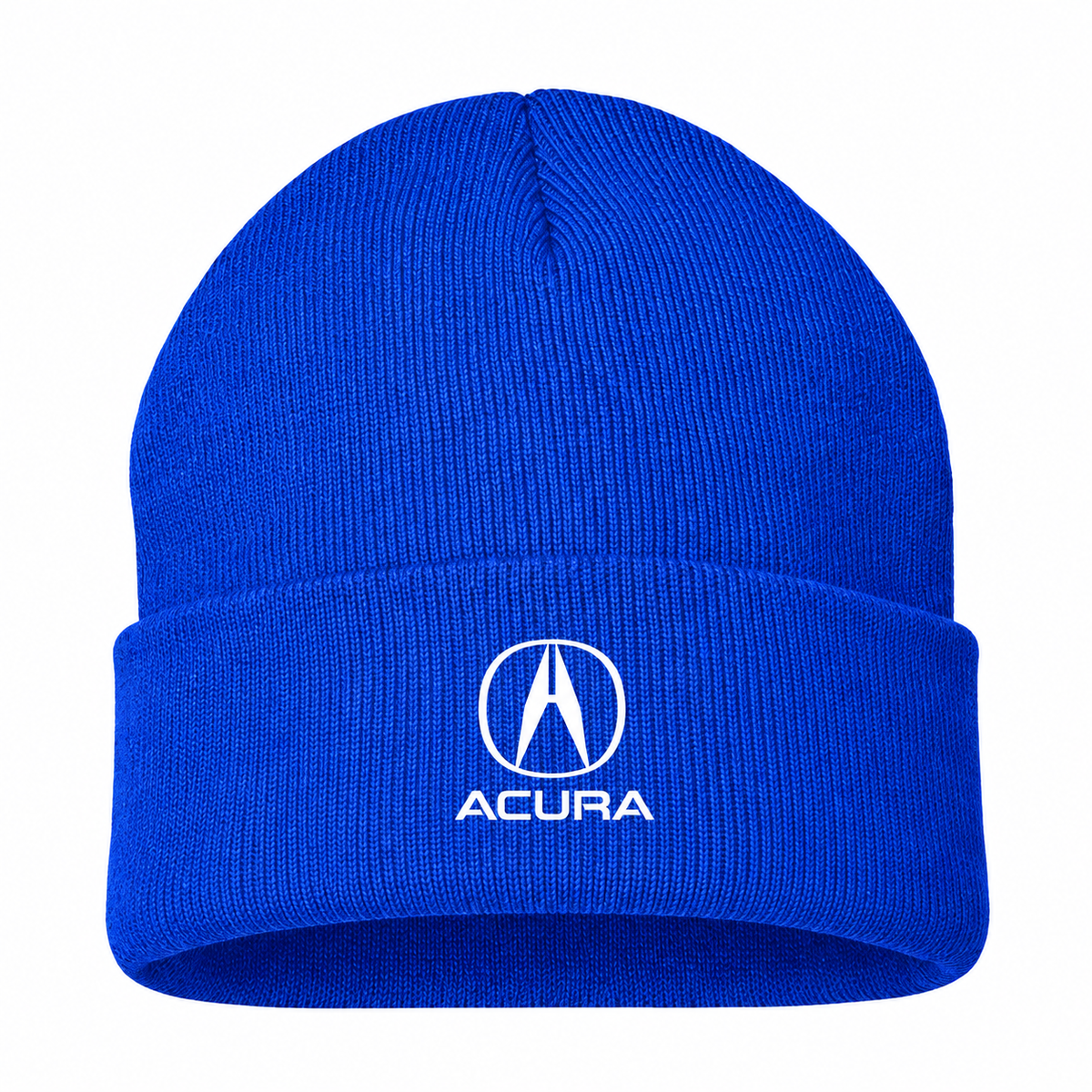 Men's Acura Beanie Hat — Blue — clean front main