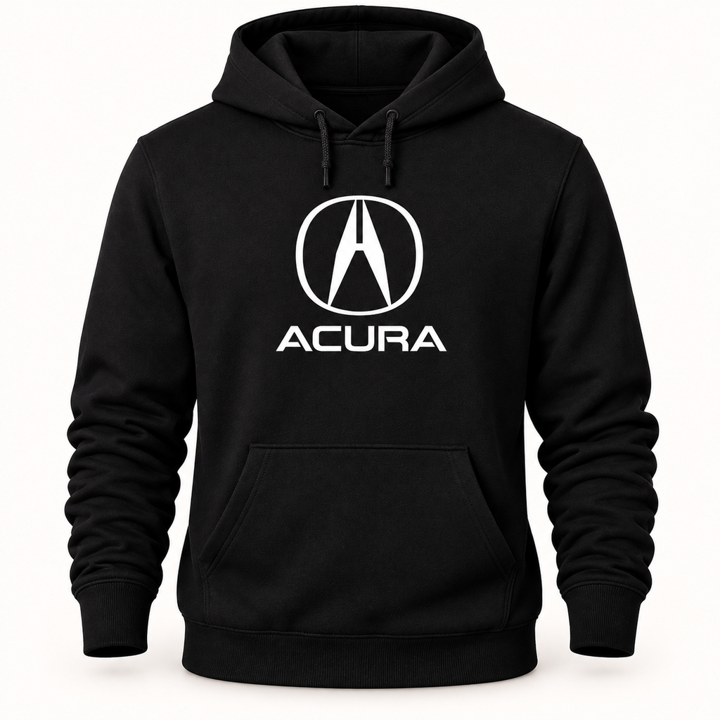 Men’s Acura Car Pullover Hoodie | Color: Black | Image 2