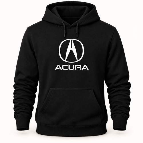 Men’s Acura Car Pullover Hoodie | Color: Black | Image 2