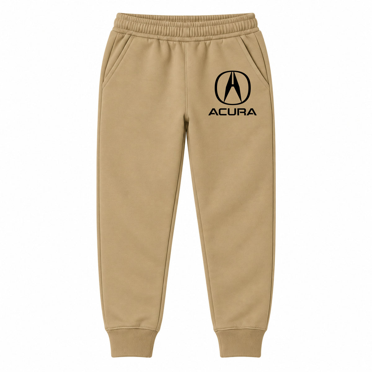 Acura youth jogger sweatpants in Khaki, Youth Large ages 10–12
