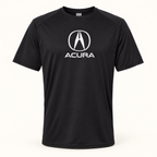 Men’s Acura Car Polyester T-Shirt | Color: Black | Image 3