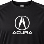 Men’s Acura Car Polyester T-Shirt | Color: Black | Image 5