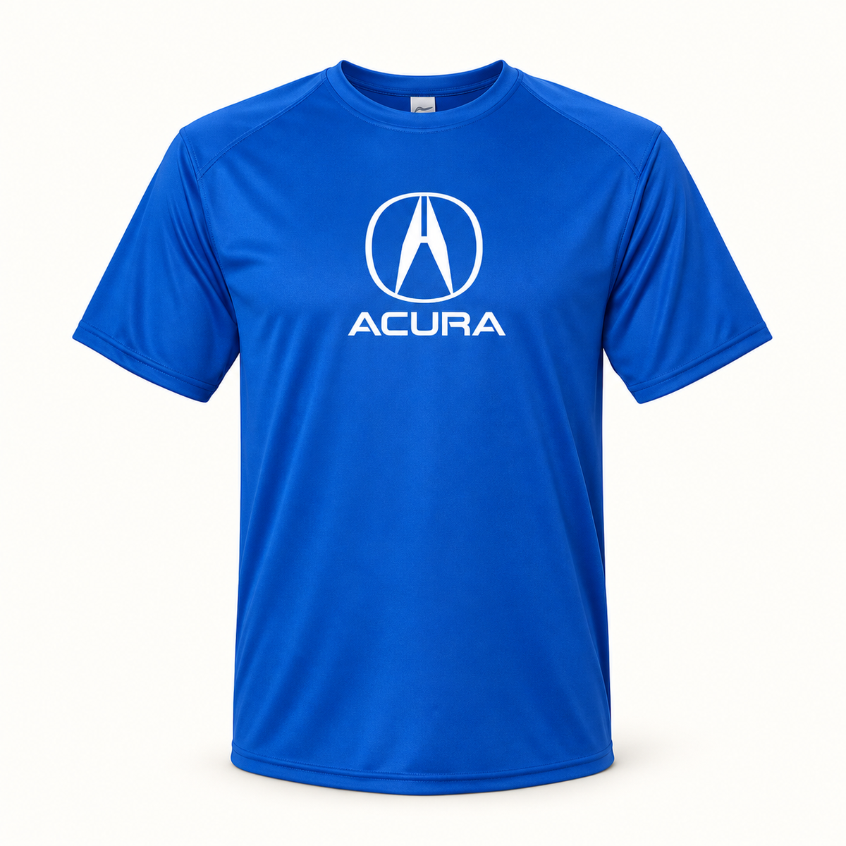 Men’s Acura Car Polyester T-Shirt | Color: Blue | Image 1