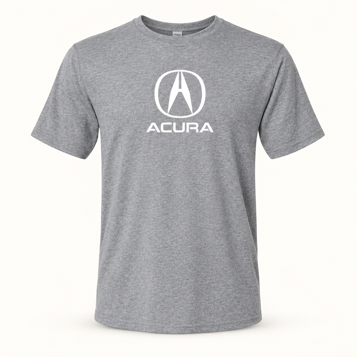 Men’s Acura Car Polyester T-Shirt | Color: Grey | Image 1