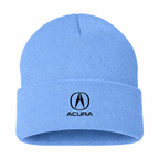 Men's Acura Beanie Hat — Sky Blue — clean front main