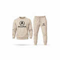 Men's Acura Sweatshirt Joggers Set | Color: Tan | Main