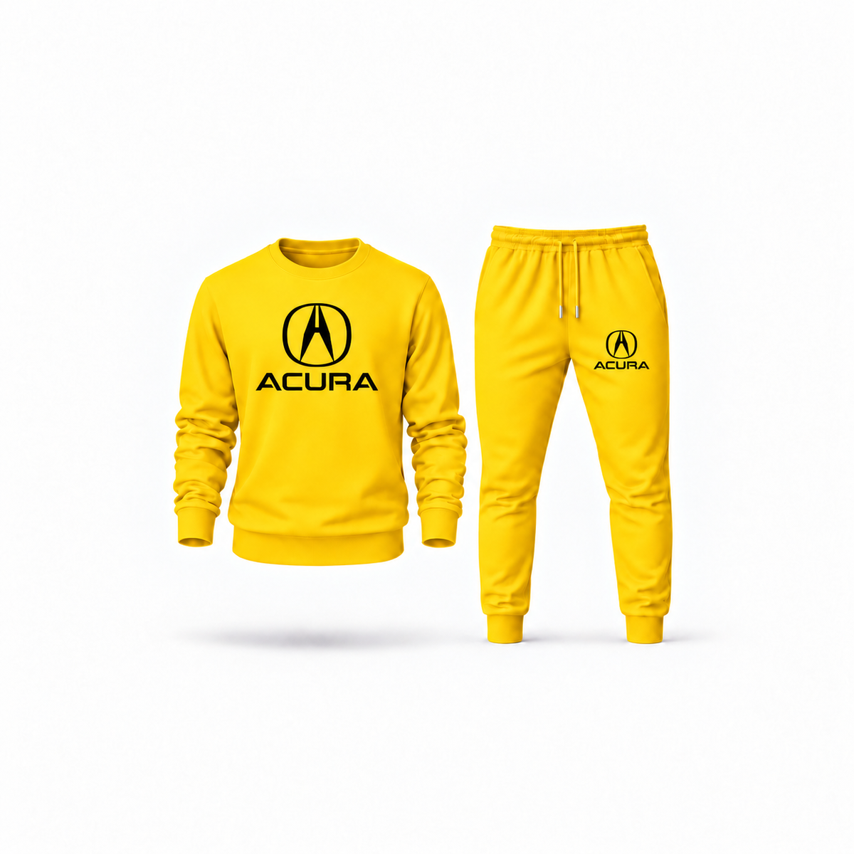 Men's Acura Sweatshirt Joggers Set | Color: Yellow | Main