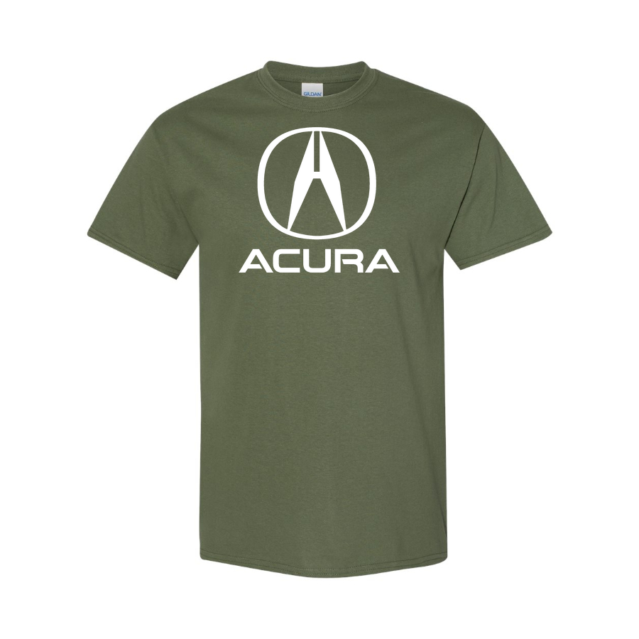 Youth Kids Acura Car Cotton T-Shirt | Color: Army Green | Main