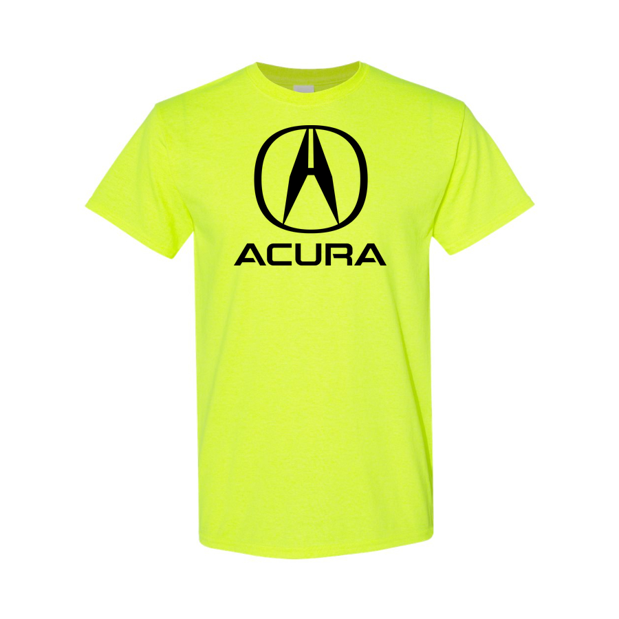 Youth Kids Acura Car Cotton T-Shirt | Color: Safety Green | Main