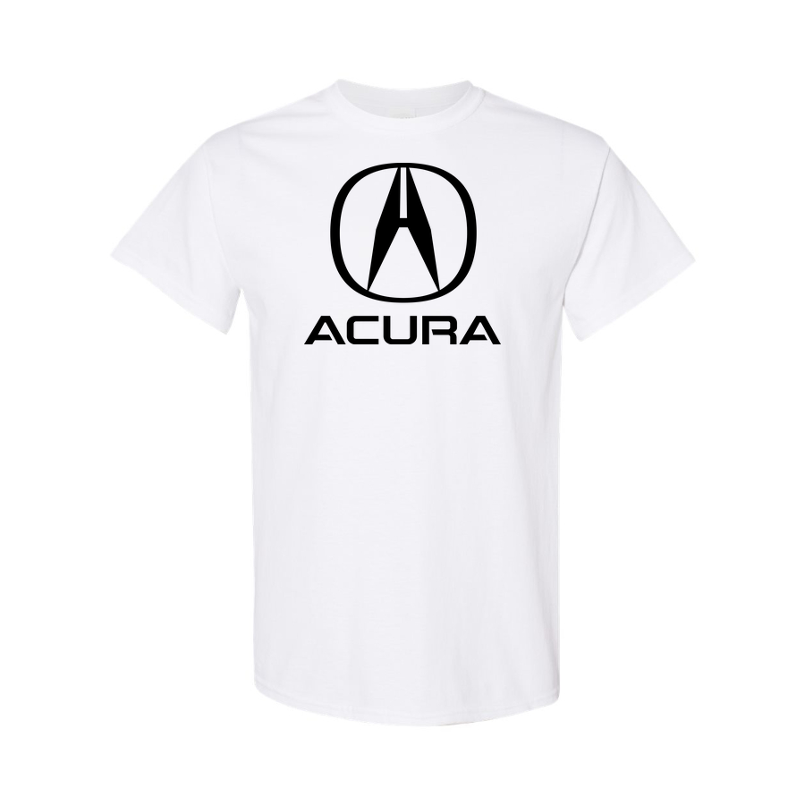 Youth Kids Acura Car Cotton T-Shirt | Color: White | Main
