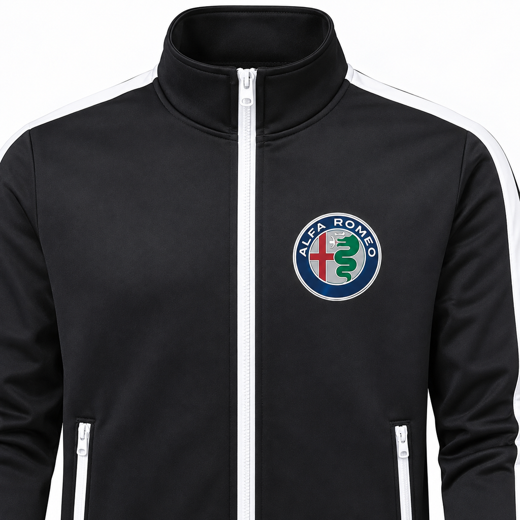 Men's Alfa Romeo Car Dri-Fit TrackSuit | Color: Black | Image 3