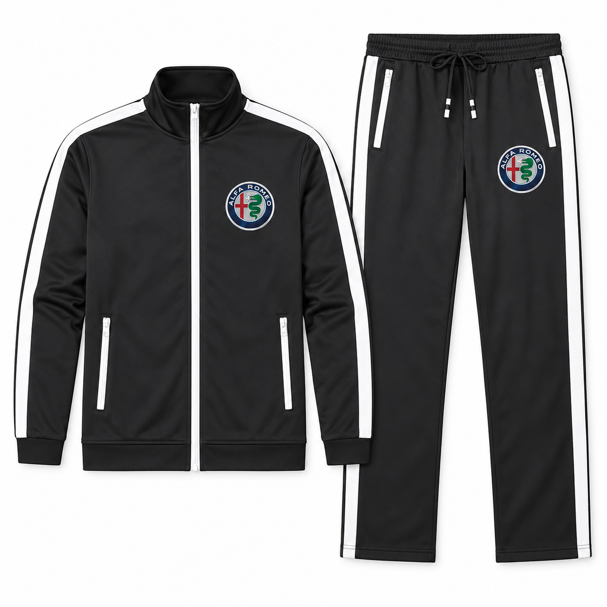 Men's Alfa Romeo Car Dri-Fit TrackSuit | Color: Black | Image 5