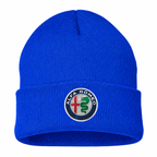 Men's Alfa Romeo Beanie Hat — Blue — clean front main