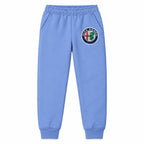 Alfa Romeo youth jogger sweatpants in Carolina Blue, Youth Large ages 10–12